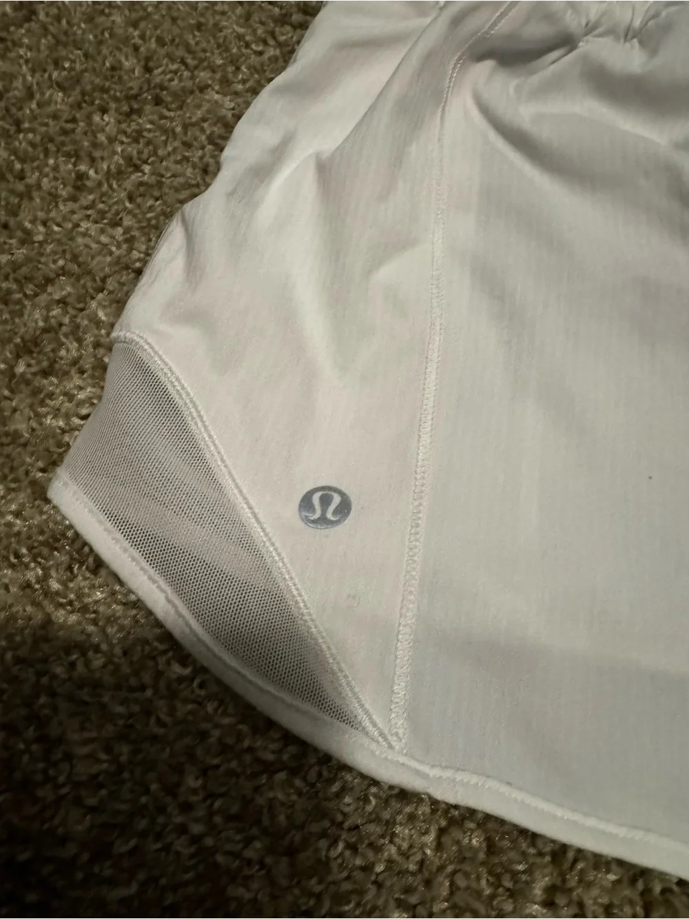 lululemon athletica White Athletic Shorts